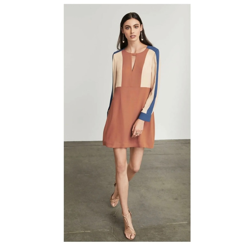NWT BCBGMaxAzria Colorblock Shift Dress Cabi